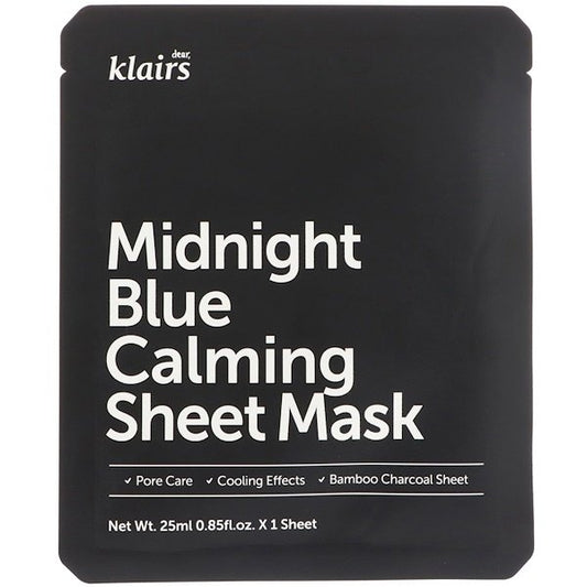 Midnight Blue Calming Beauty Sheet Mask, 1 Sheet